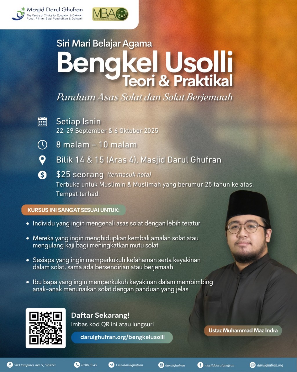 Bengkel Usolli Teori & Praktikal - Panduan Asas Solat dan Solat Berjamah