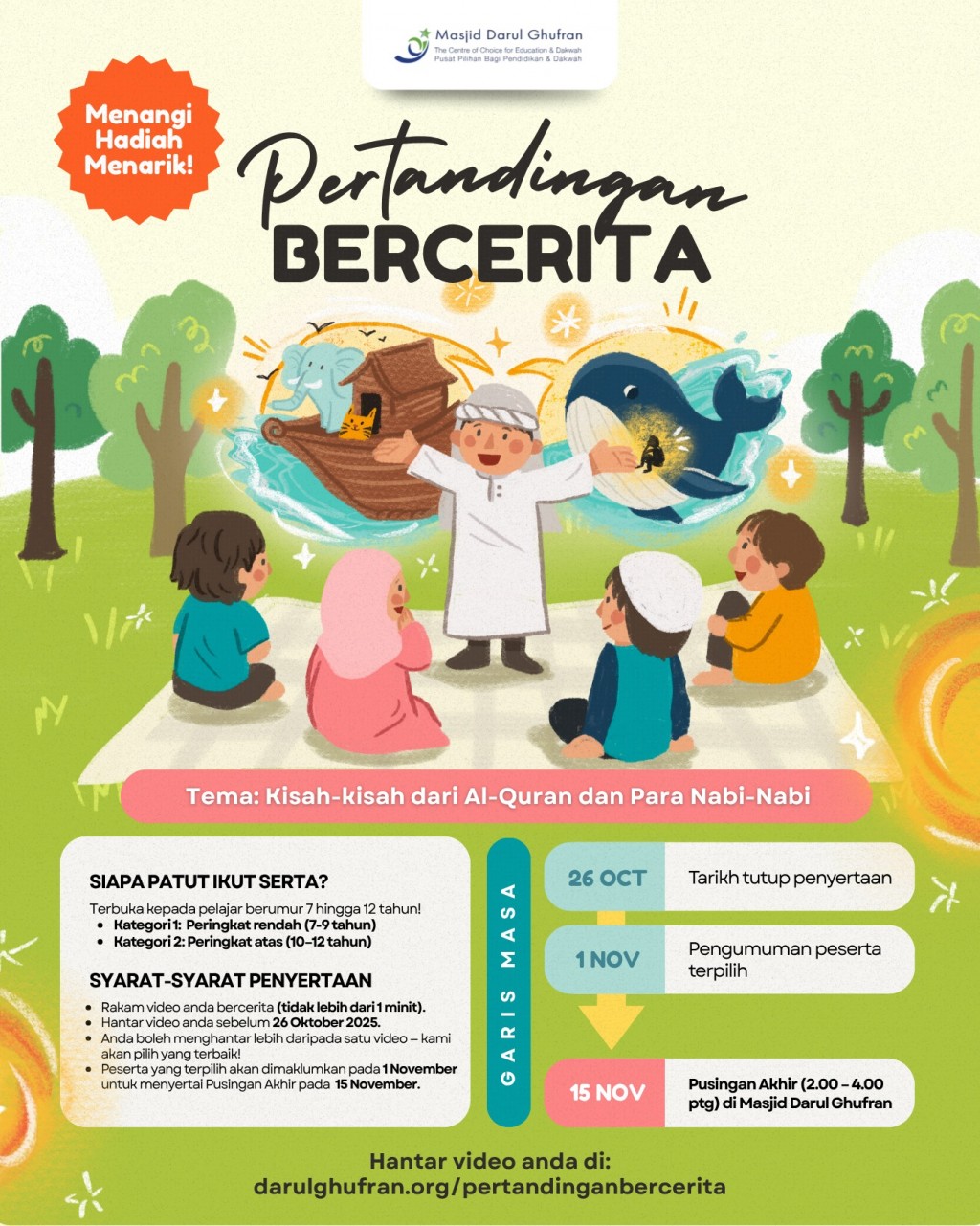 Pertandingan Bercerita: Kisah-kisah dari Al-Quran dan Para Nabi-Nabi