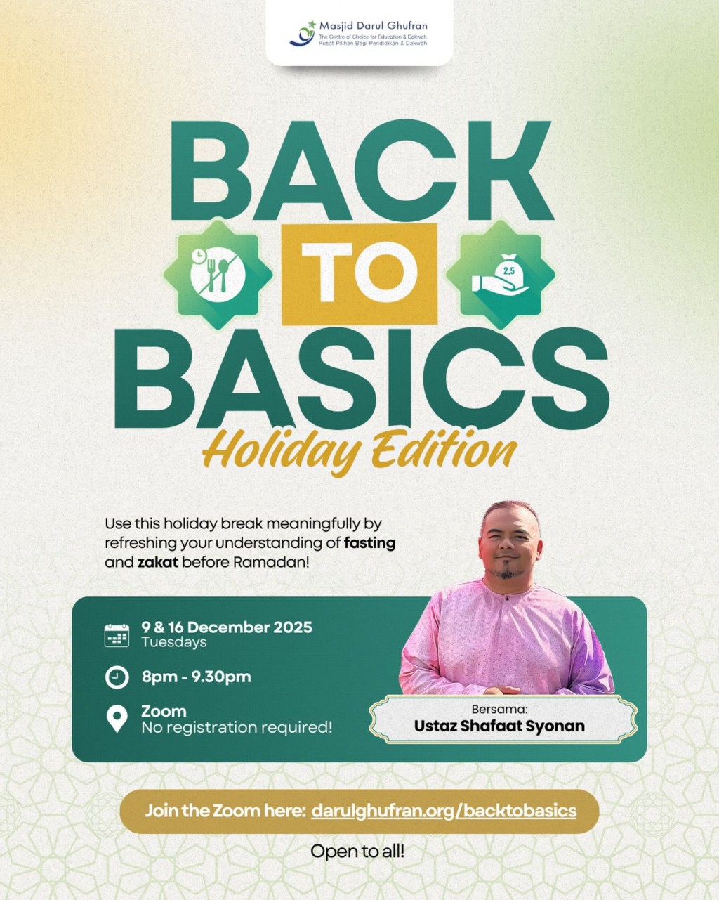 BACK TO BASICS - Holiday Edition