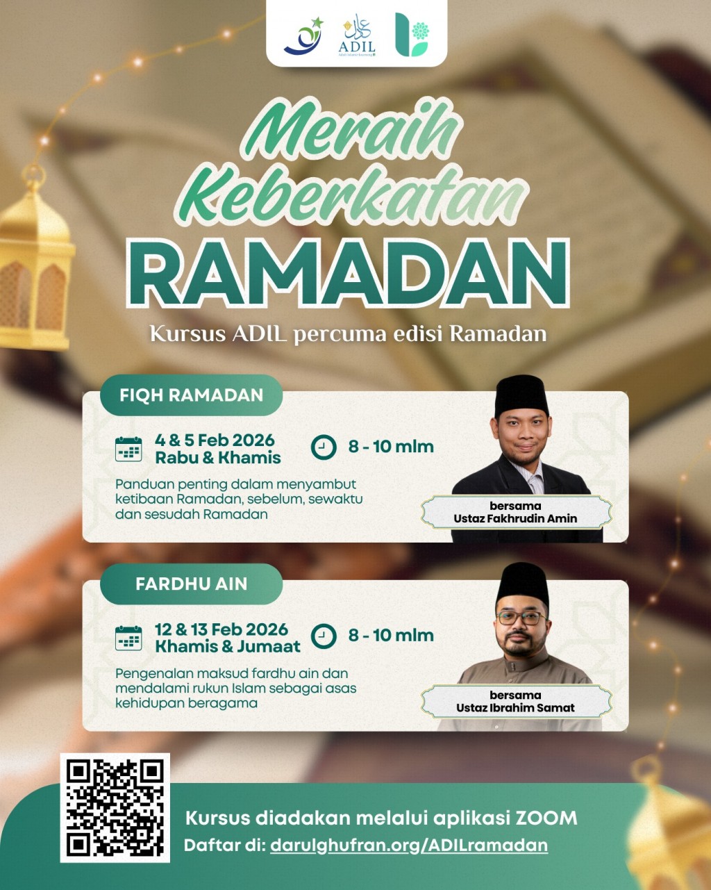 Meraih Keberkatan Ramadan: Fiqh Ramadan & Fardhu Ain