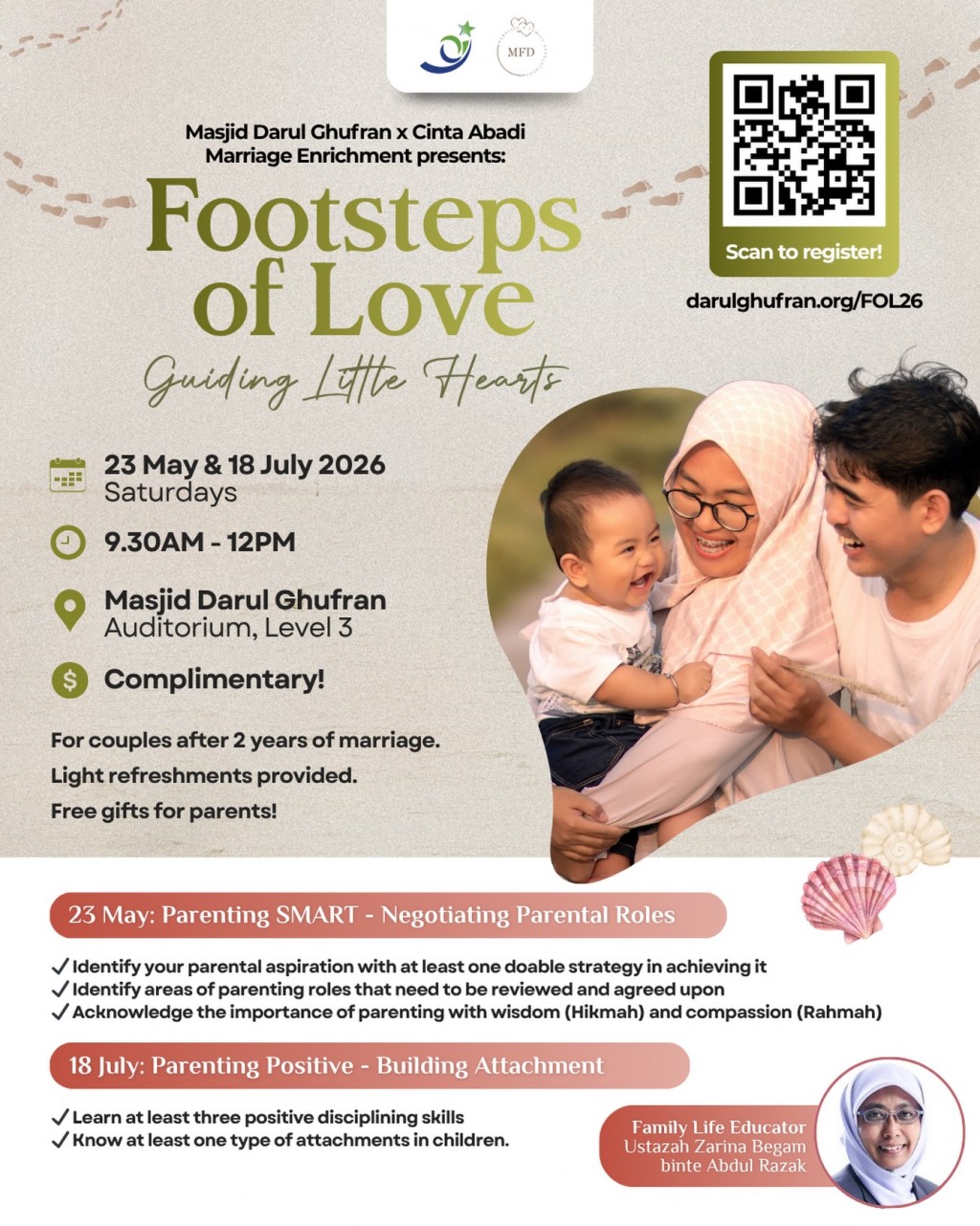 Footsteps of Love: Guiding Little Hearts