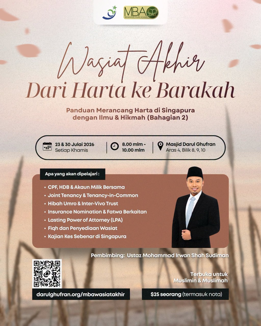 Wasiat Akhir: Dari Harta ke Barakah (Bahagian 2)