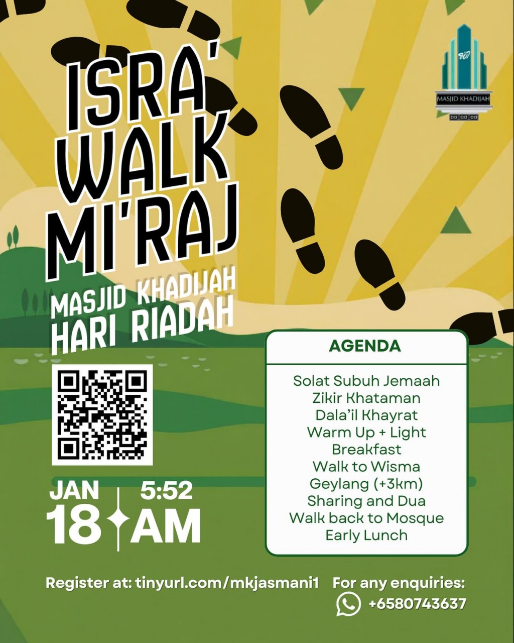 Isra' Walk Mi'raj - Hari Riadah