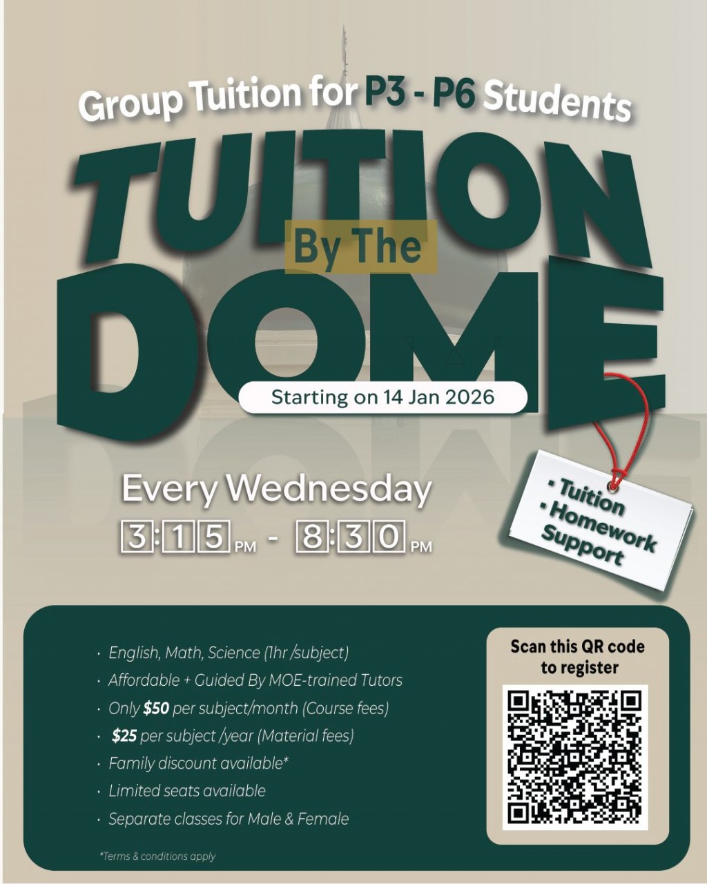 Tuition By The Dome - Group Tuition