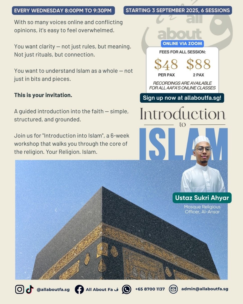 Introduction to Islam (September 2025)