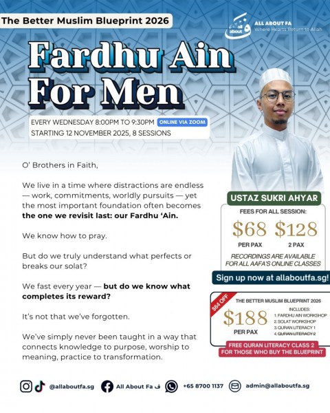Fardhu Ain for Men (November 2025) 