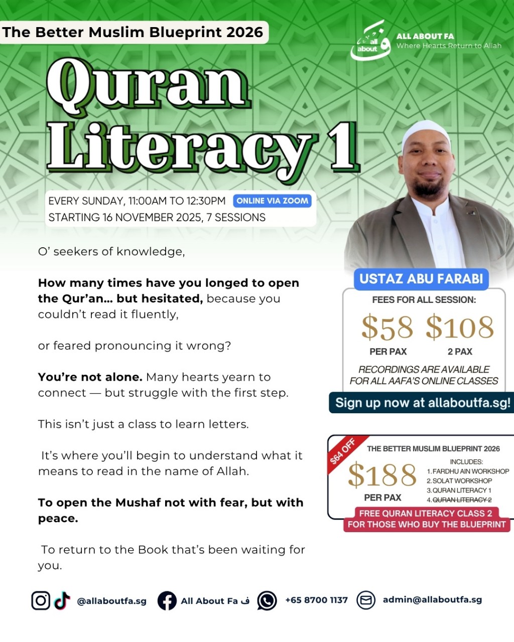 Quran Literacy 1 (November 2025)