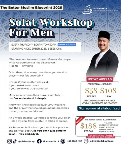 Solat Workshop for Men
