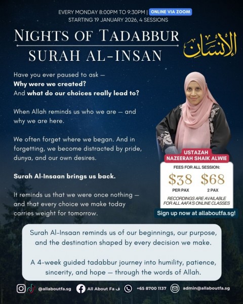 Night of Tadabbur: Surah Al-Insan (Jan 2026)