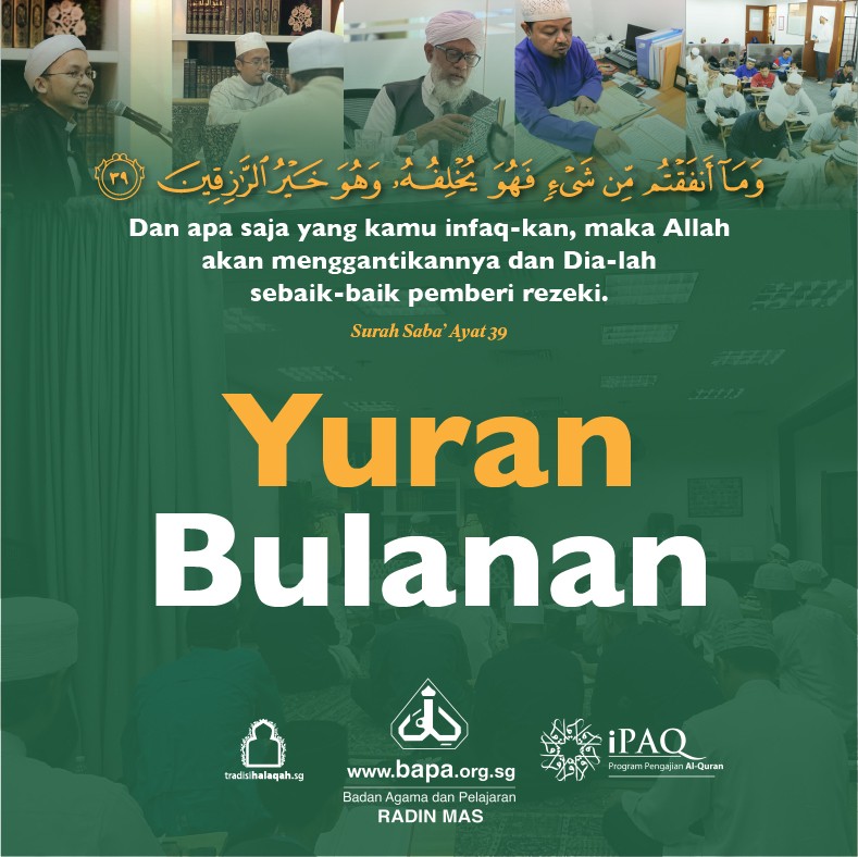 Yuran Bulanan | Monthly Fees - Tradisi Halaqah / iPaq