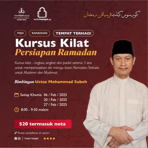 Kursus Kilat Persiapan Ramadan