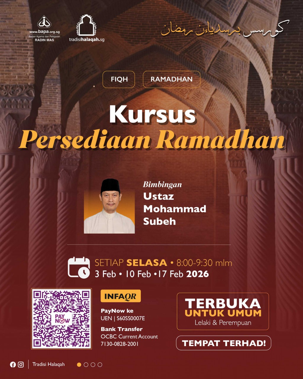 Kursus Persediaan Ramadhan
