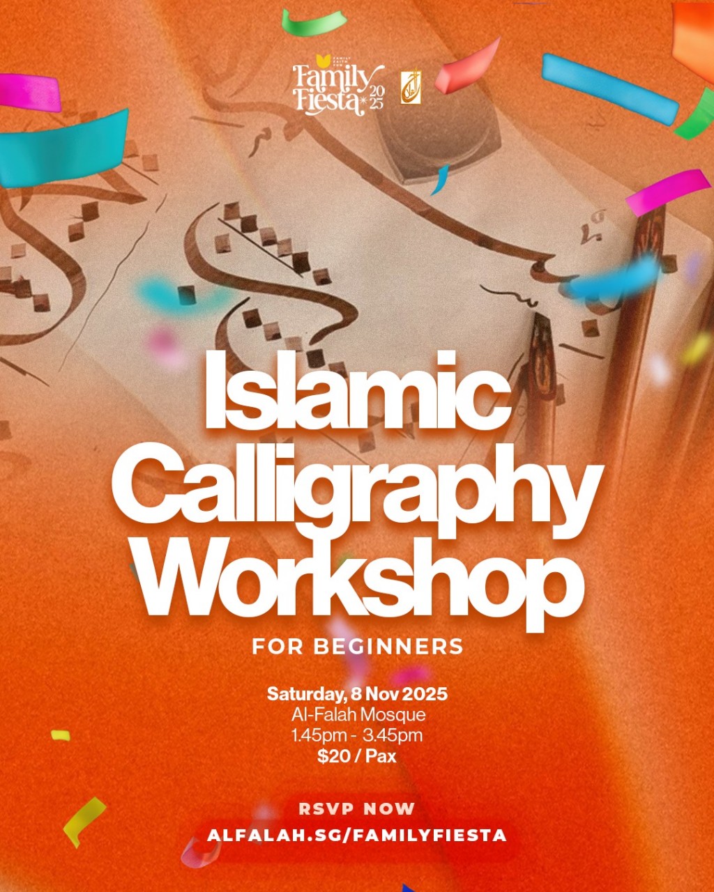 Islamic Calligraphy Workshop - Family Fiesta 2025