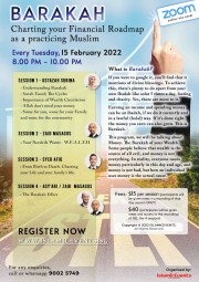 Barakah: Charting your Financial Roadmap as a practicing Muslim (Feb 2022)