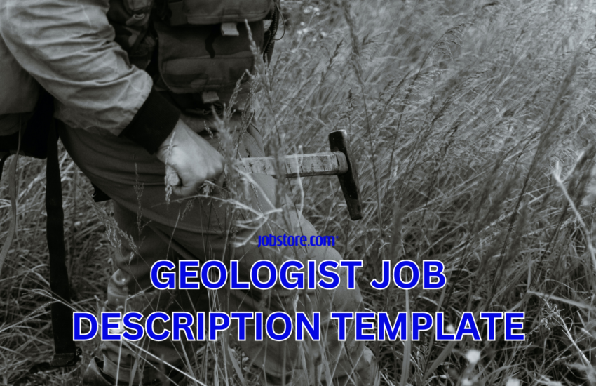 GEOLOGIST JOB DESCRIPTION TEMPLATE Jobstore Careers Blog Malaysia's