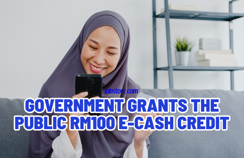 Government Grants the Public RM100 e-Cash Credit