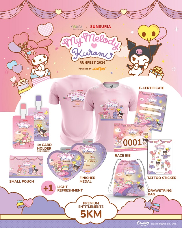Kwasa Damansara X Sunsuria My Melody and Kuromi Runfest 2026 Powered by JomRun®