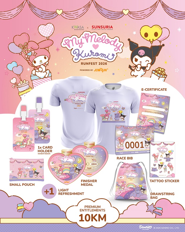 Kwasa Damansara X Sunsuria My Melody and Kuromi Runfest 2026 Powered by JomRun®
