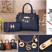 tas fashion import 2in1 bc326 2 warna navy black tas fashion import 2in1 bc326 2 warna navy black