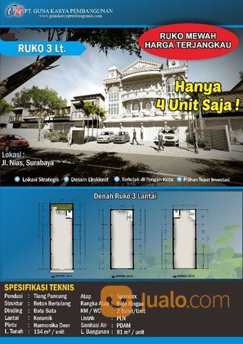 Dijual Ruko Kantor Strategis Aman Jawa Timur - Waa2