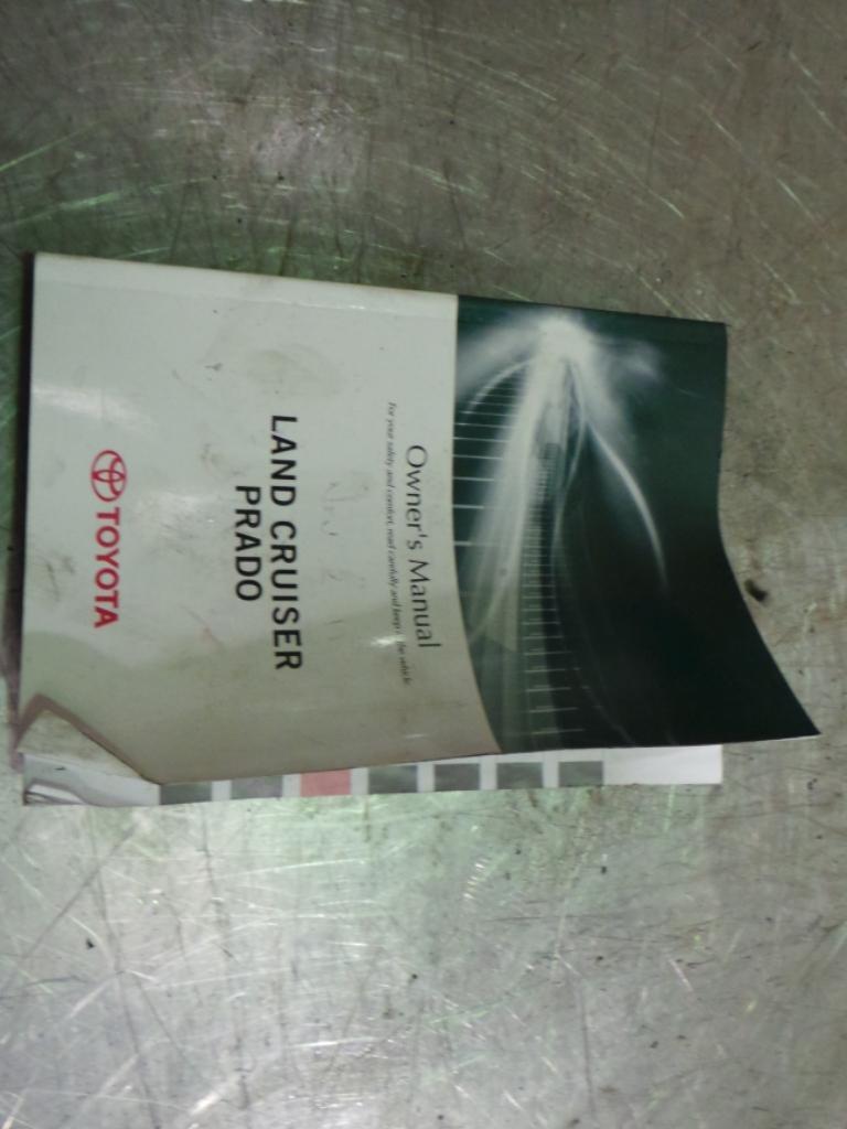 View Auto part Owners Handbook Toyota Prado 2011