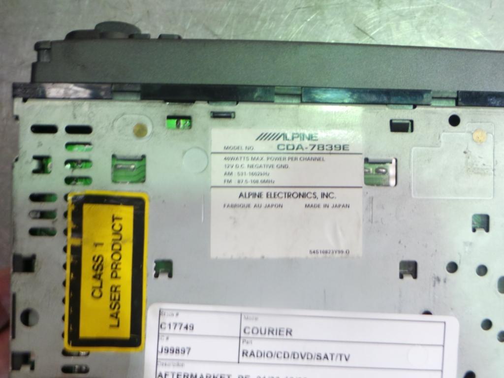 View Auto part Radio/Cd/Dvd/Sat/Tv Ford Courier 2001