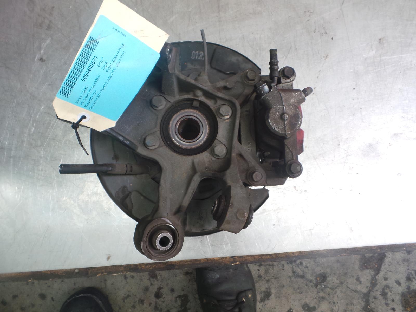 View Auto part Right Rear Hub Assembly Subaru Impreza 2009