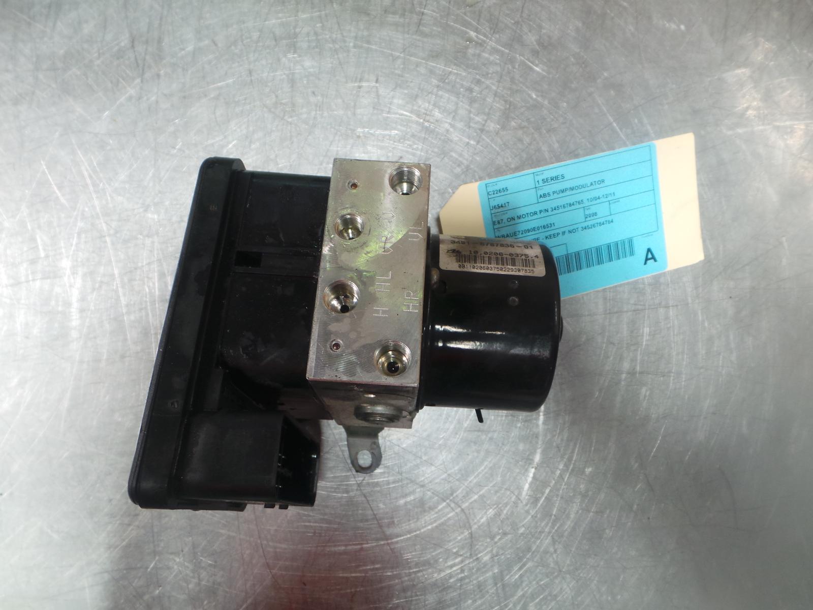 View Auto part Abs Pump/Modulator Bmw 1 Series 2008