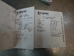 View Auto part Owners Handbook Suzuki Liana 2005