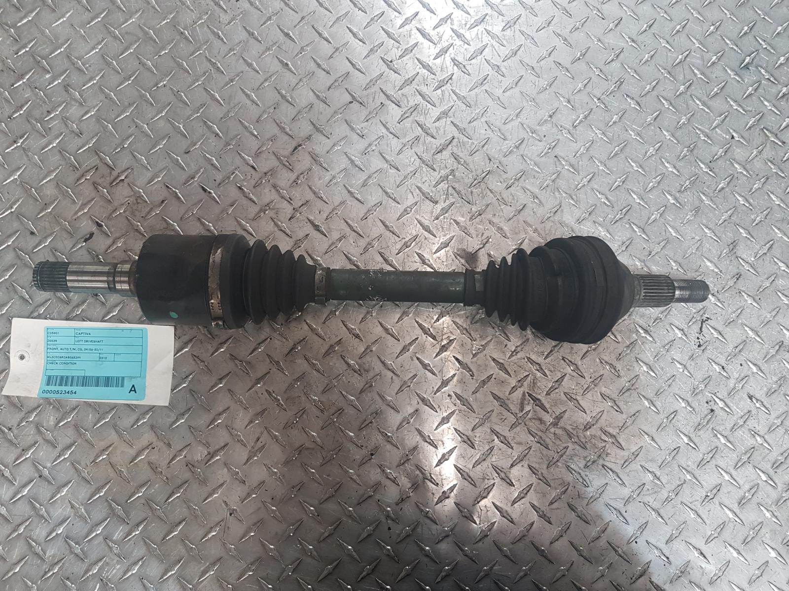 View Auto part Left Driveshaft Holden Captiva 2010