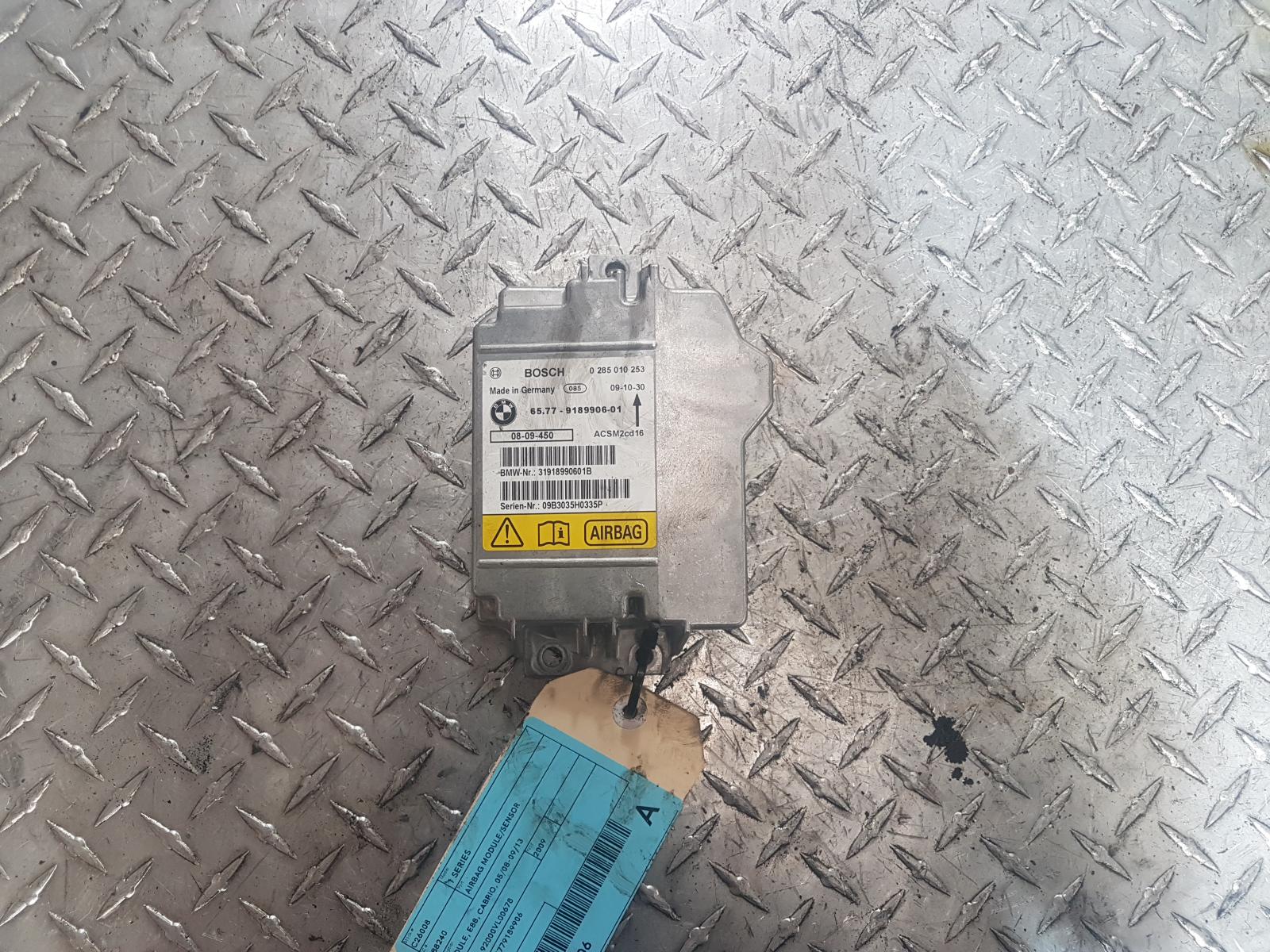 View Auto part Airbag Module/Sensor Bmw 1 Series 2009