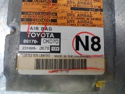 View Auto part Airbag Module/Sensor Toyota Hilux 2007