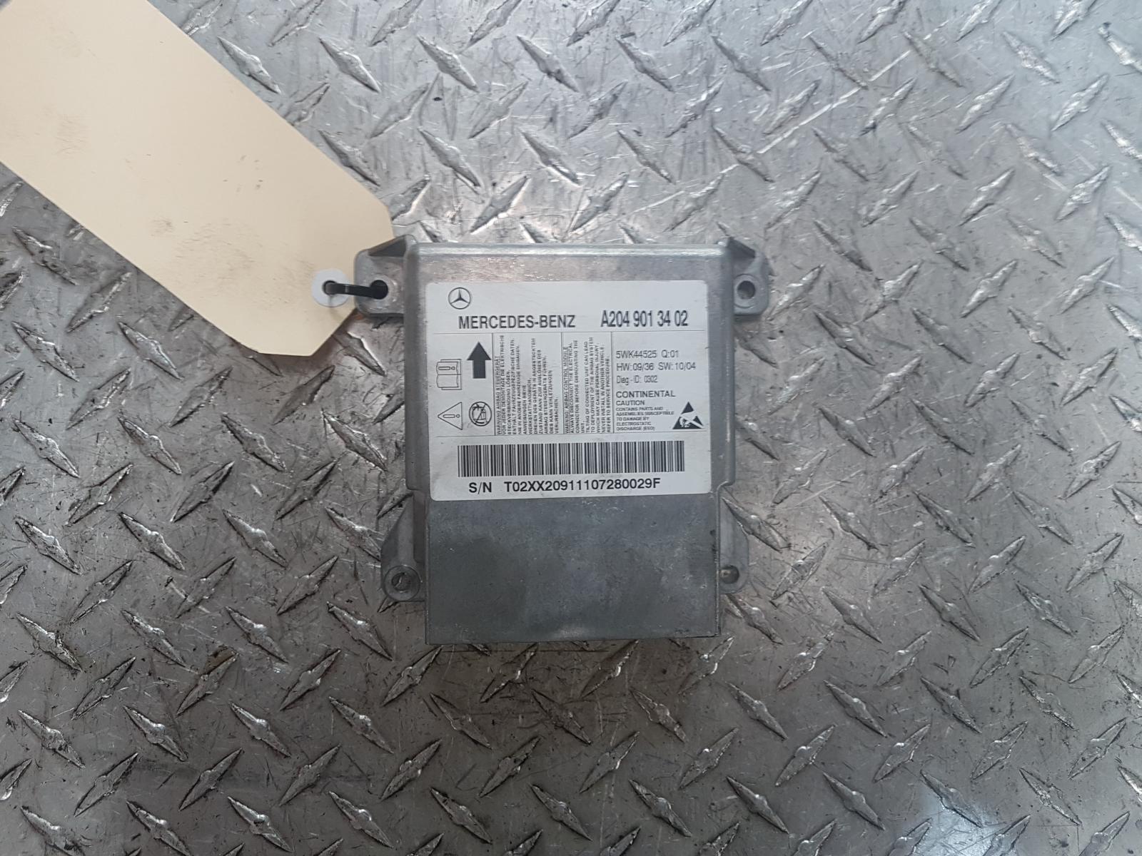 View Auto part Airbag Module/Sensor Mercedes C Class 2011