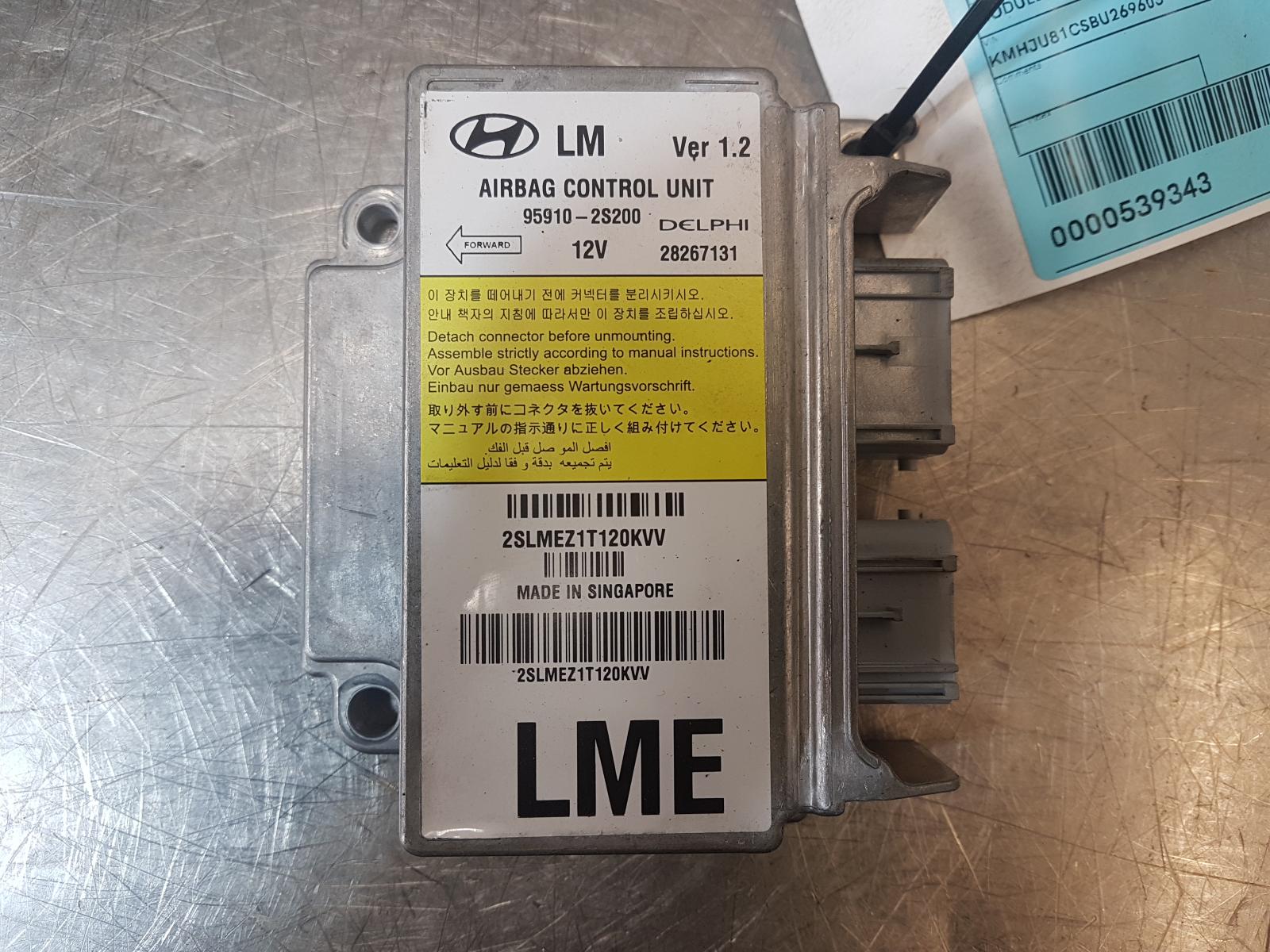 View Auto part Airbag Module/Sensor Hyundai Ix35 2011