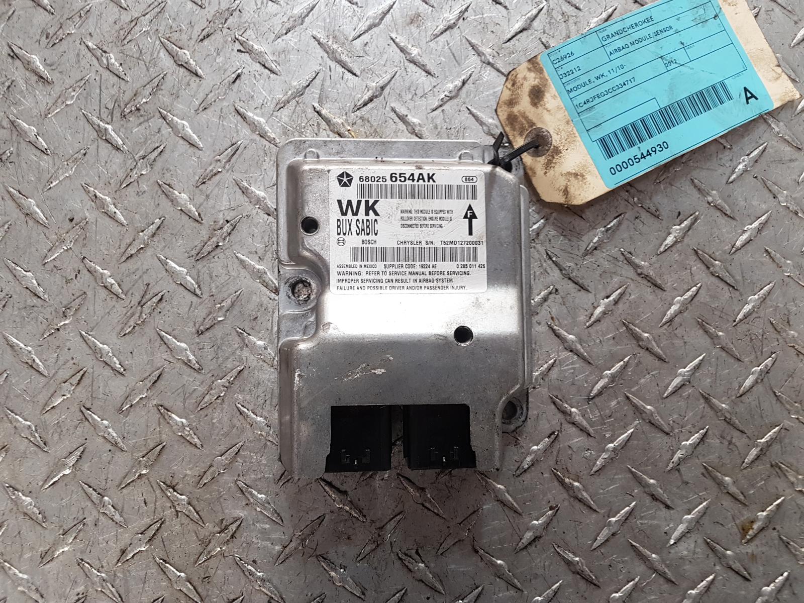 View Auto part Airbag Module/Sensor Jeep Grandcherokee 2012