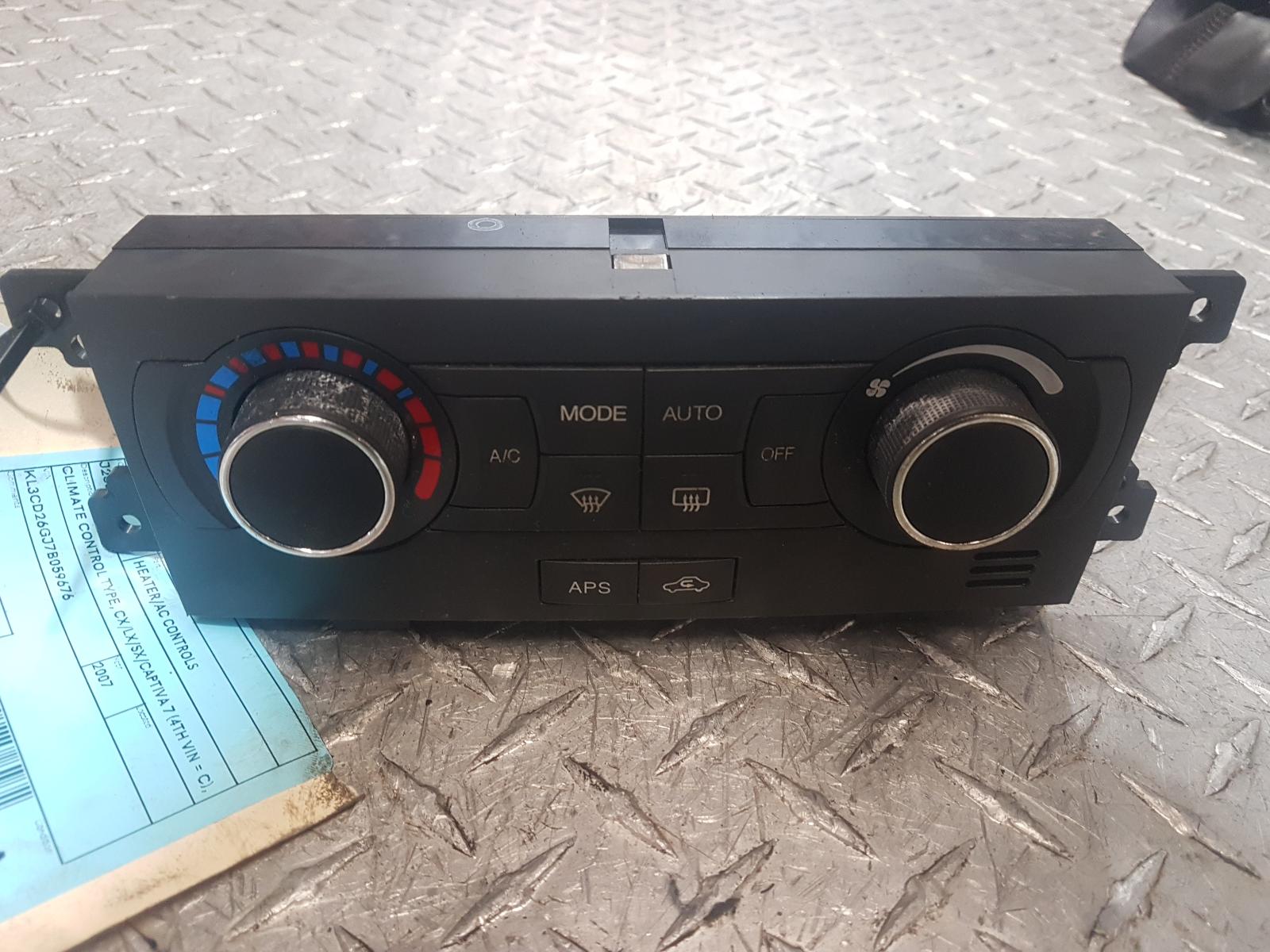 View Auto part Heater/Ac Controls Holden Captiva 2007