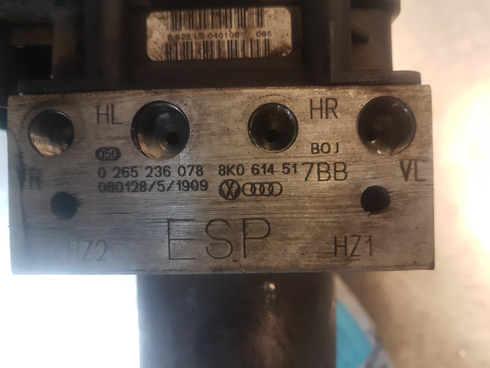 View Auto part Abs Pump/Modulator Audi A4 2008