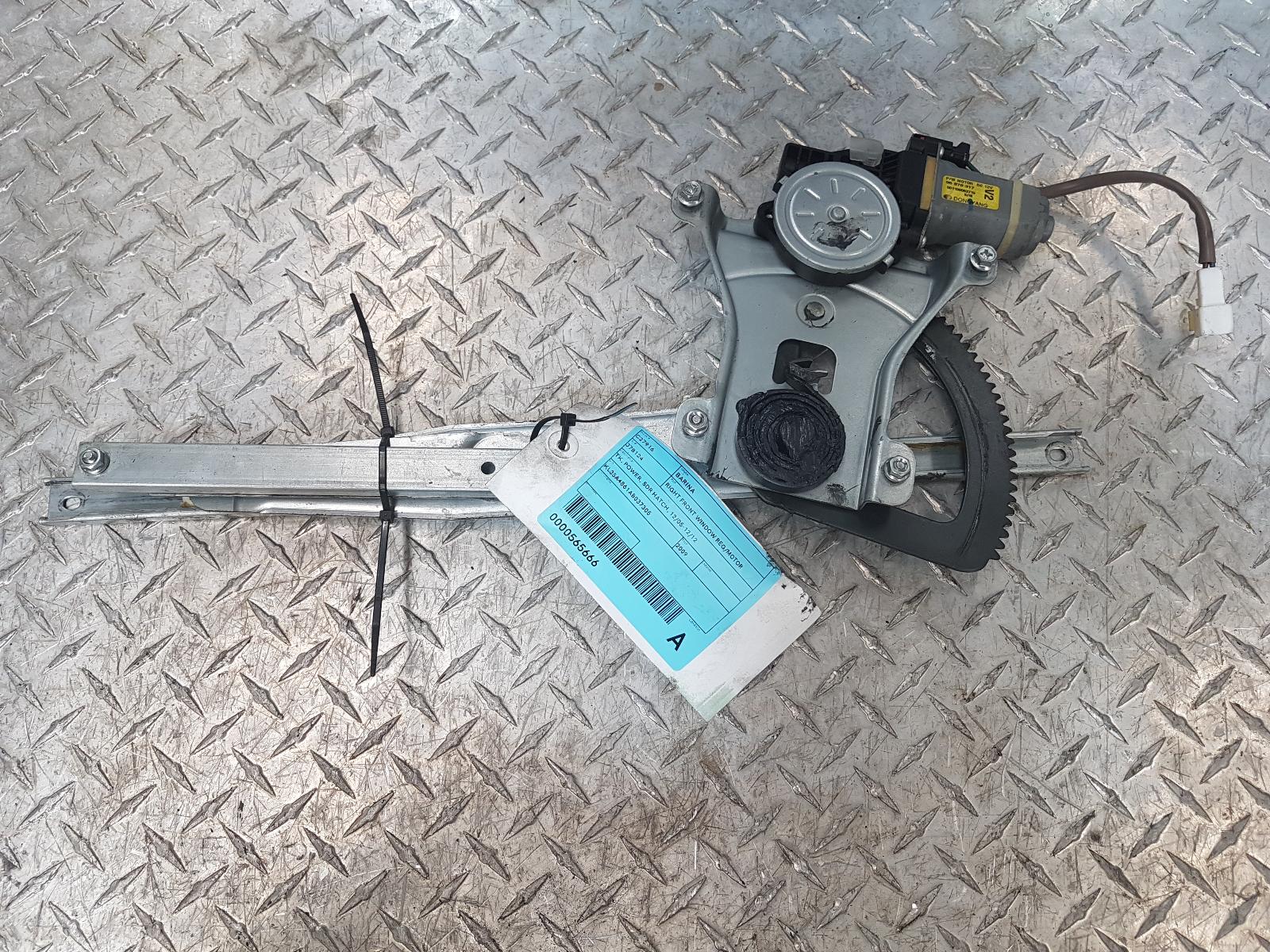 View Auto part Right Front Window Reg/Motor Holden Barina 2009