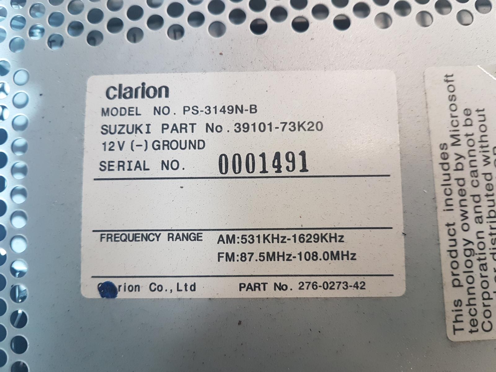 View Auto part Radio/Cd/Dvd/Sat/Tv Suzuki Swift 2008