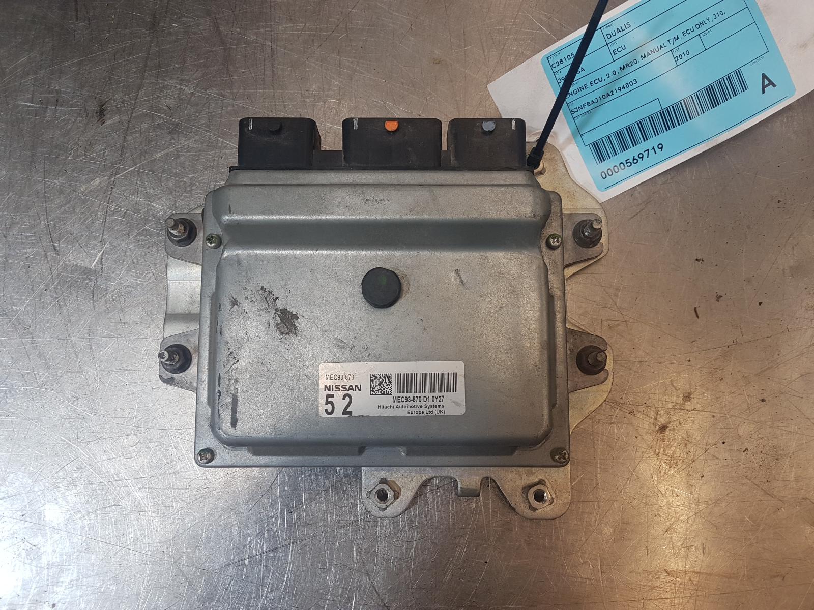 View Auto part Ecu Nissan Dualis 2010