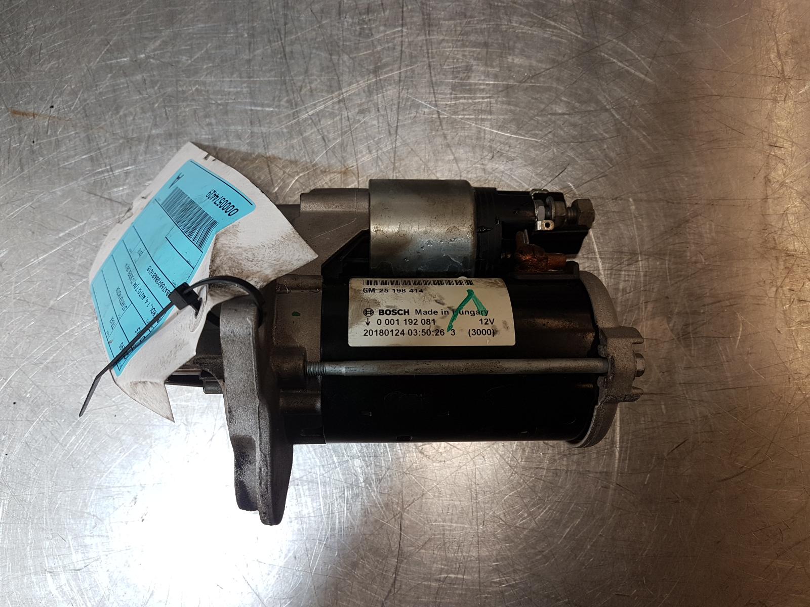 View Auto part Starter Holden Trax 2018