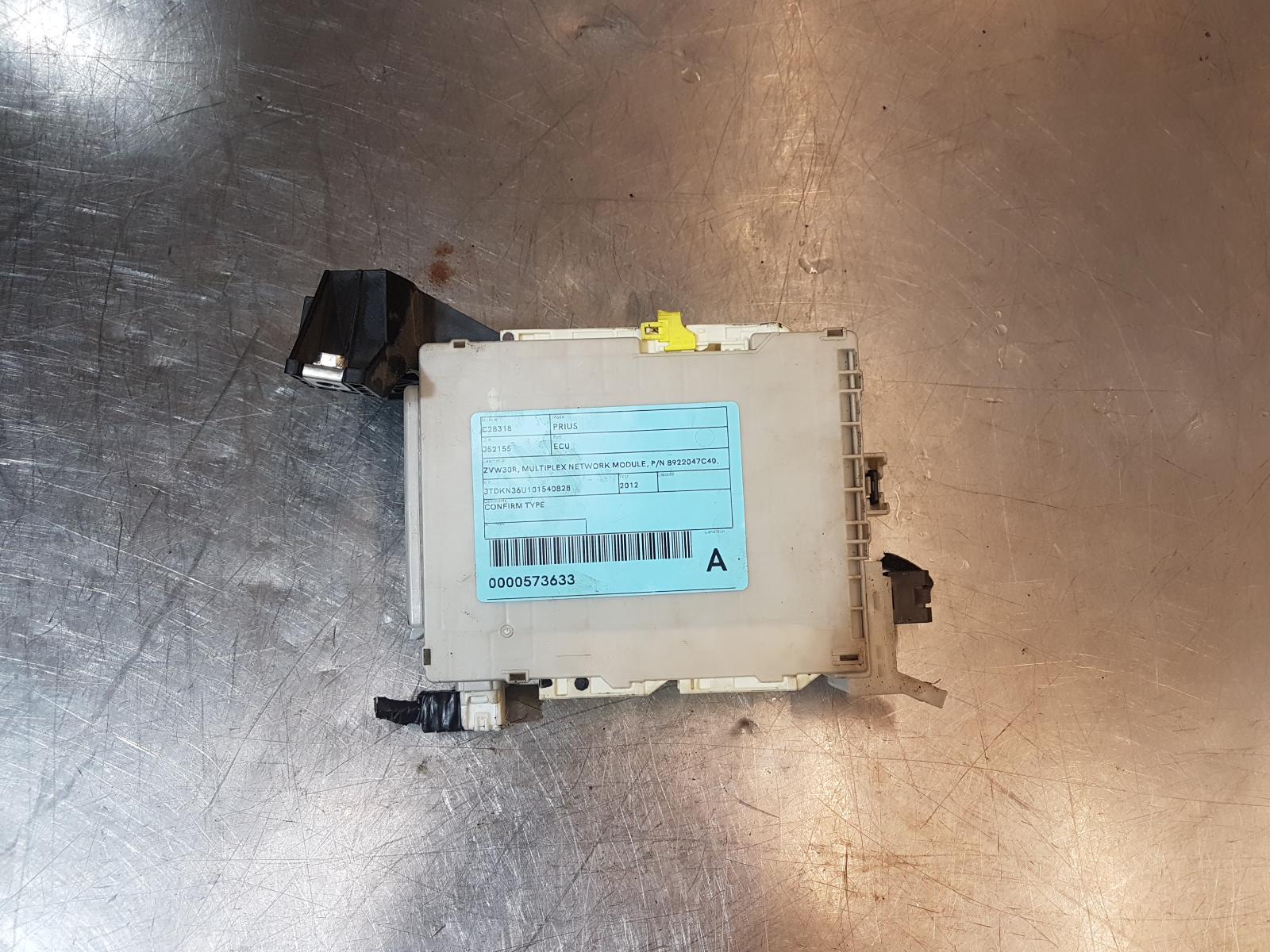 View Auto part Ecu Toyota Prius 2012