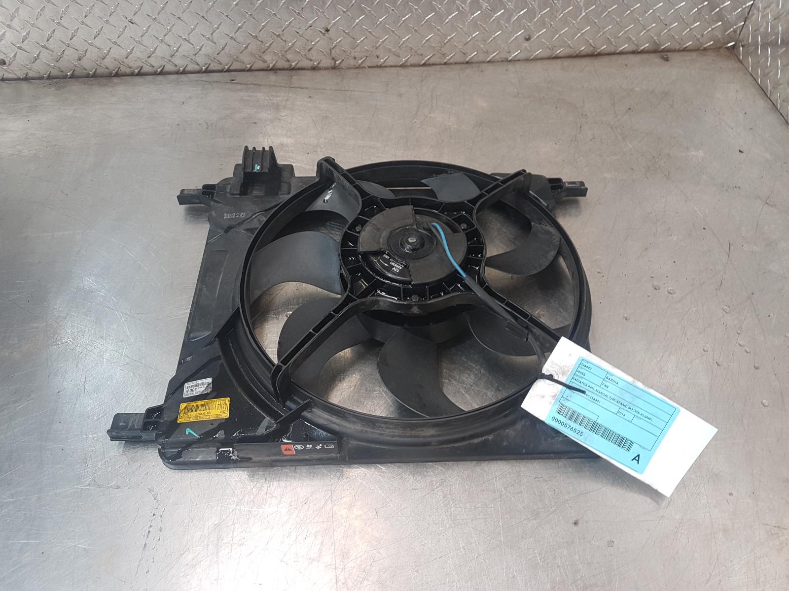 View Auto part Fan Holden Barina 2013