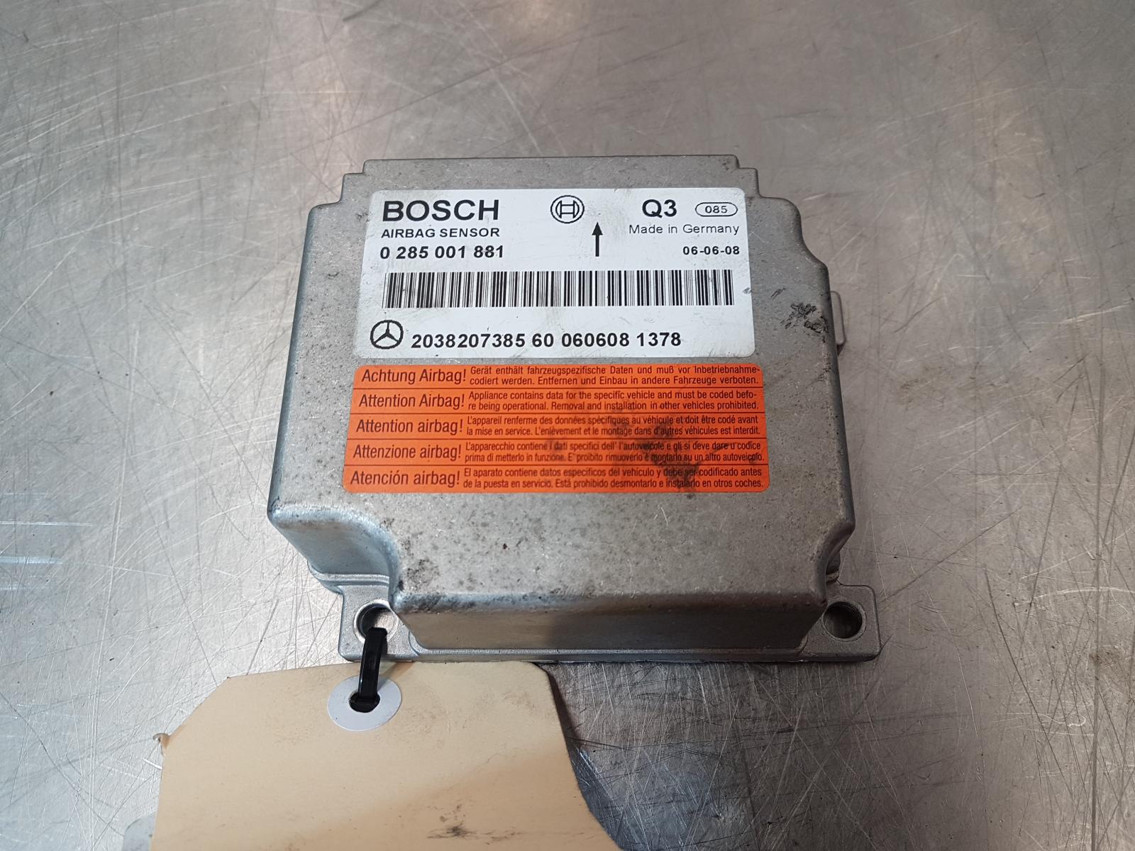 View Auto part Airbag Module/Sensor Mercedes C Class 2006