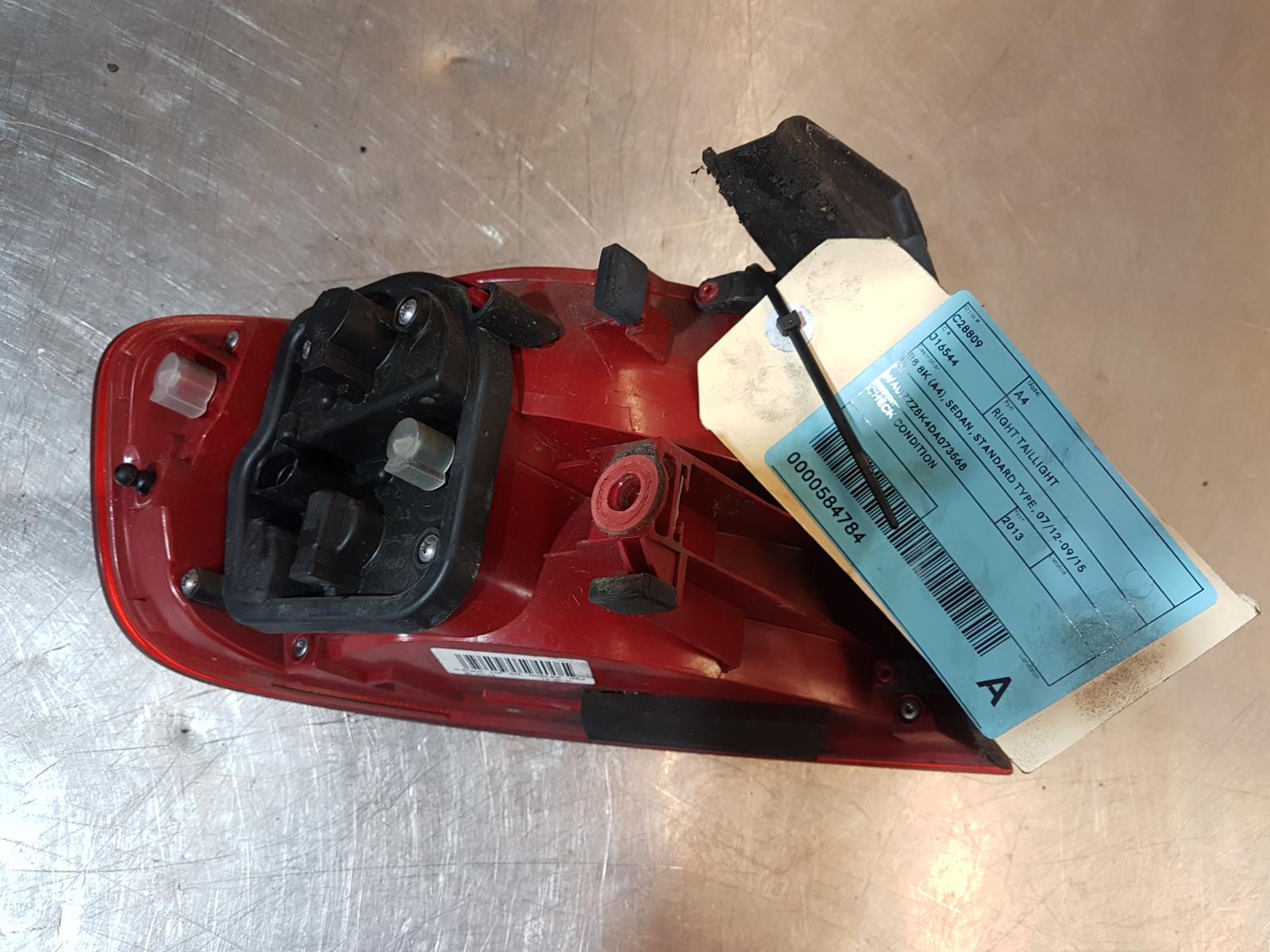View Auto part Right Taillight Audi A4 2013