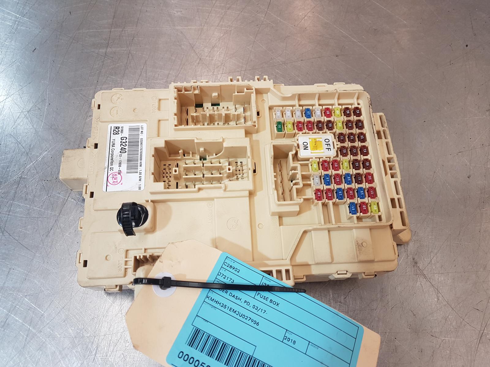 View Auto part Fuse Box Hyundai I30 2018