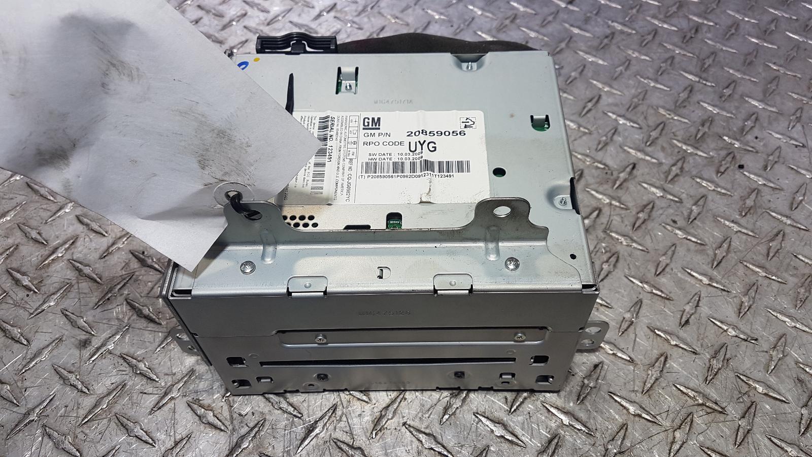 View Auto part Radio/Cd/Dvd/Sat/Tv Holden Cruze 2010