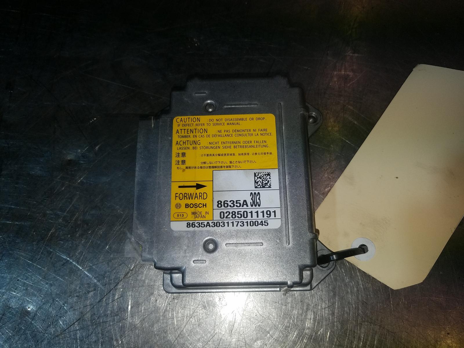 View Auto part Airbag Module/Sensor Mitsubishi Asx 2011