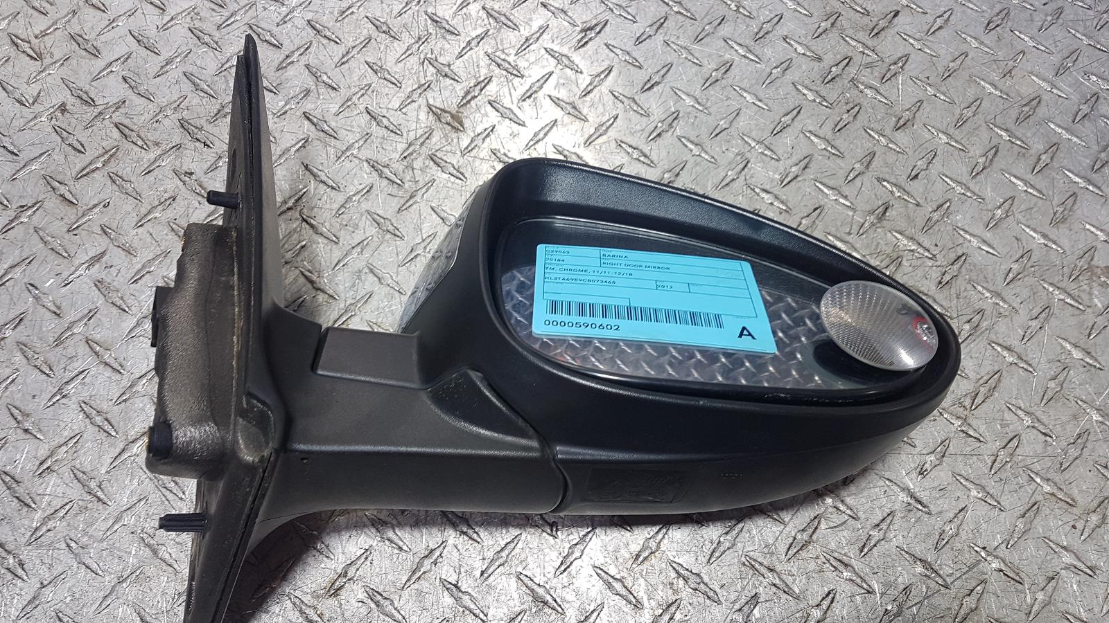 View Auto part Right Door Mirror Holden Barina 2012