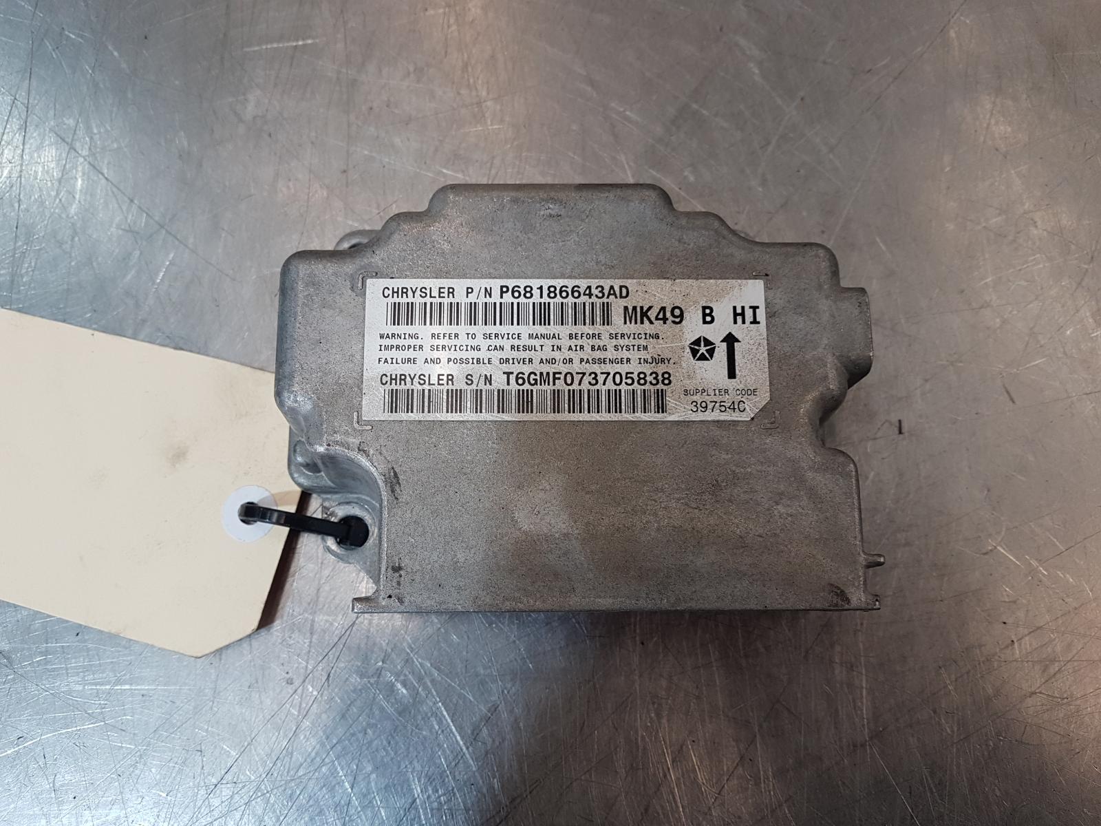 View Auto part Airbag Module/Sensor Jeep Compass 2012